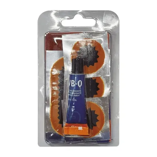 Kit de Reparo Remendo Pneu Bicicleta Vulcaflex com Cola e Lixa 10450