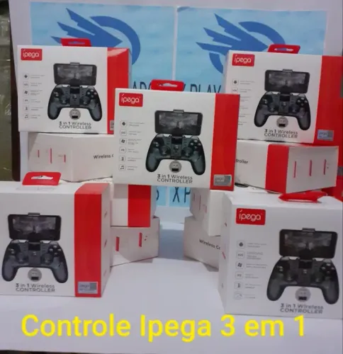 Controle Ipega 3 em 1 para Android e iOS