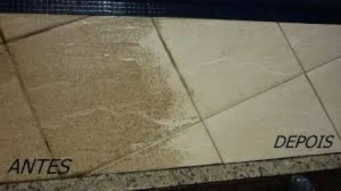 Revitalização e lavagem de pisos diversos
