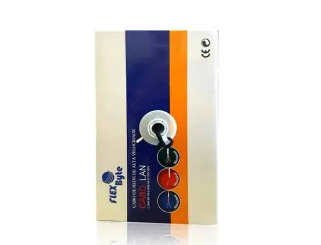 Cabo de Rede para CFTV 100% Cobre 305 metros Flex Byte
