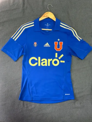 Camisa Universidad de Chile Home Azul Adidas 2014 - ORIGINAL