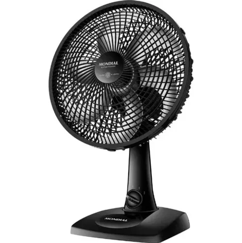 Ventilador Mondial SuperPower 30cm, 6 pás , 3 velocidades, Preto - 110V (NOVO)