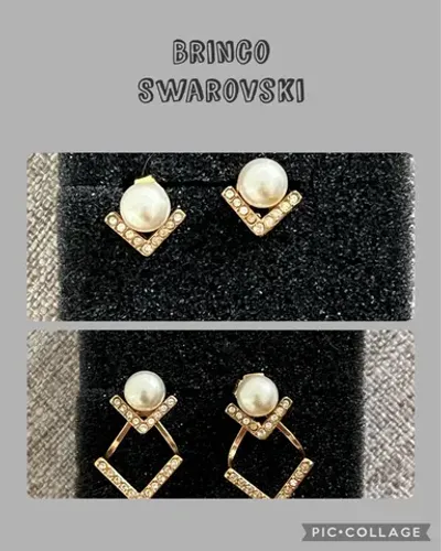 Brincos Swarovski 