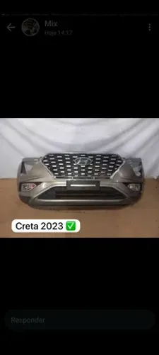 Para-choque dianteiro Creta 2023 com câmera 