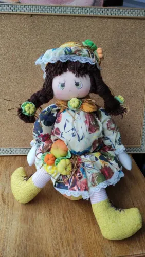 Boneca de pano "Fazendeira 