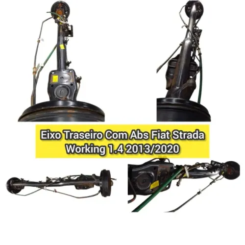 EIXO TRASEIRO COM ABS FIAT STRADA WORKING 1.4 2013/2020