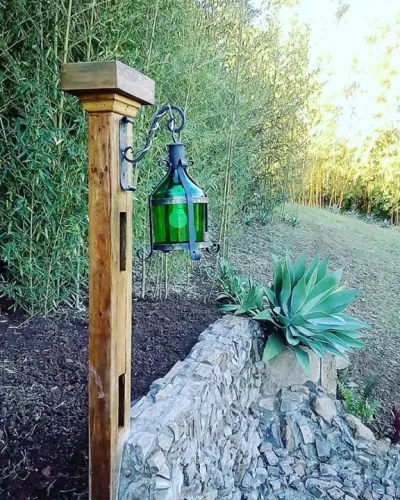 Luminárias em Ferro Forjado com Garrafão exclusivas na CasaDeFerro