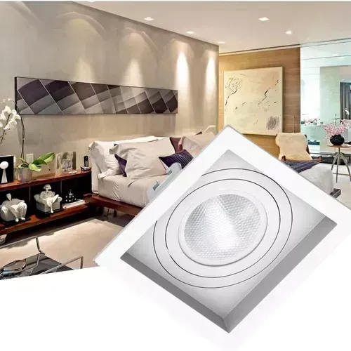 Spot Par-20 Recuado + Lampada Par 20 (Retirada na Planalto) 