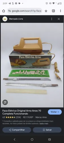 Faça elétrica relíquia