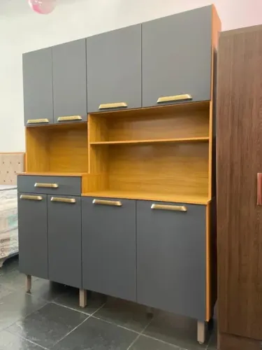 Armário Cozinha 8 Portas 1 Gaveta. Produto Novo Direto de Fábrica P/Sua Casa.