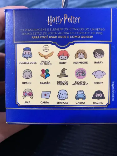 Pin Colecionável, Coleção Harry Potter, Cacau Show