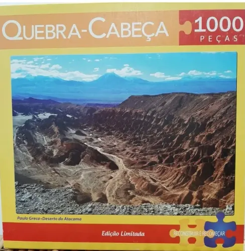 Quebra-cabeça 1000 peças - Deserto do Atacama