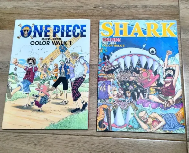 One Piece - Artbook - One Piece Color Walk - Vols 1 e 5 - Eiichiro Oda - Mangá