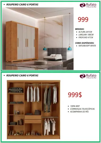 Guarda roupa cairo