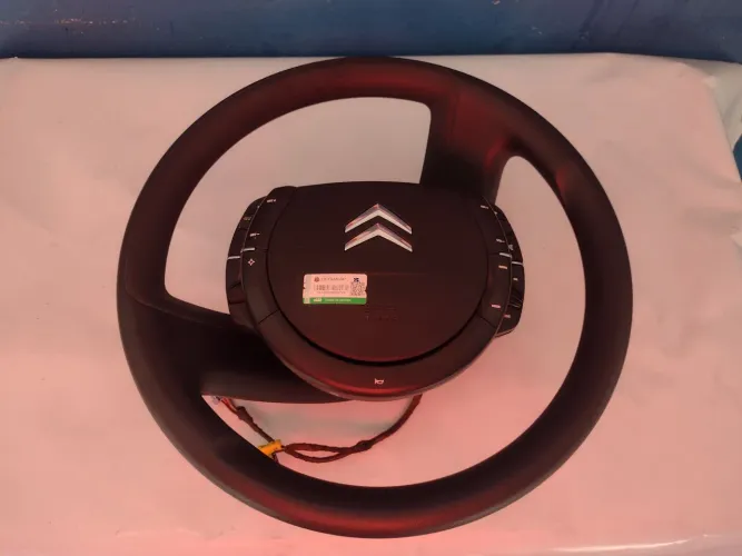 Volante Citroen C4 Original com Comandos com airbag 