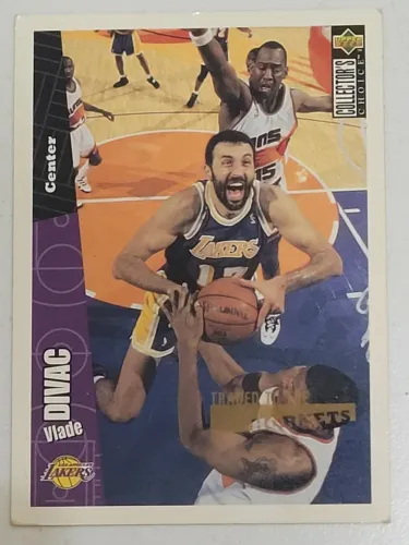 Card NBA Basquete Vlade Divac Los Angeles Lakers - Upper Deck Collection's 