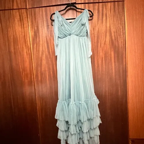 Vestido longo de festa tamanho G, novo/importado