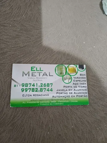 Serralharia ell metal .o rei do aluminio e motor.