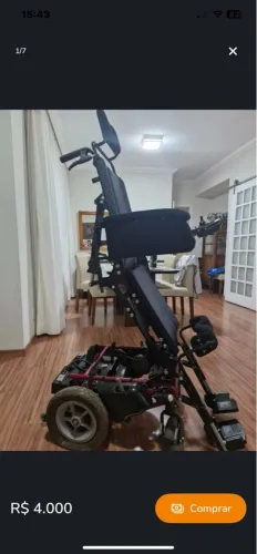 Cadeira de rodas stand-up Freedom motorizada