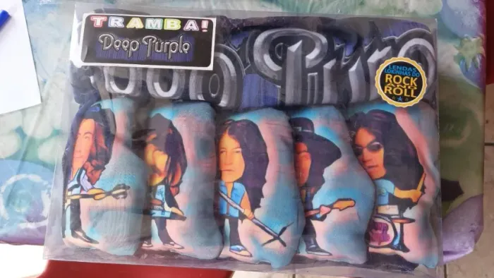 Kit Deep Purple - Chaveiros Almofadas - Novo na embalagem.