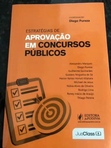Livro Estratégias de aprovação em concursos públicos