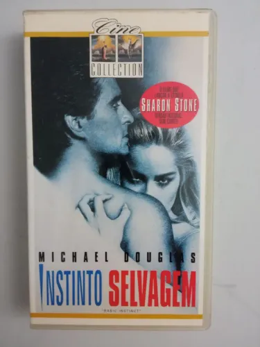 Filme Instinto Selvagem - Fita VHS - Sharon Stone