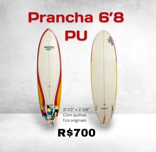 Prancha 6?8 PU