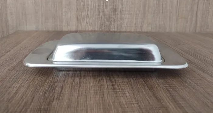 Porta Manteiga em Aço Inox