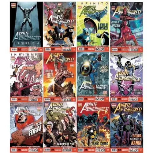 Pacote Avante, vingadores Nº 010 ao 027