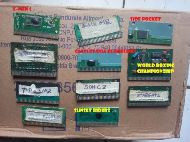 Lote de ate 4 Fitas Para Megadrive