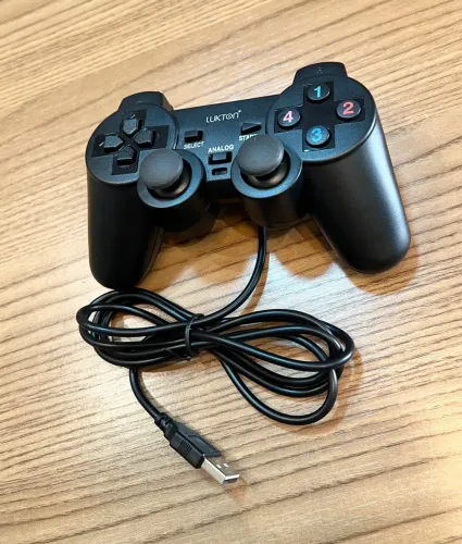 Controle USB Double Shock 2 Lukton para PC