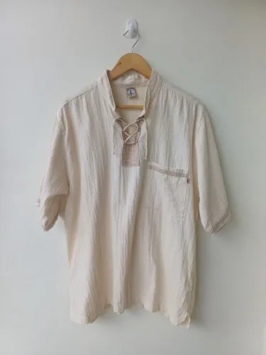 Camisa masculina 100% algodão tam g