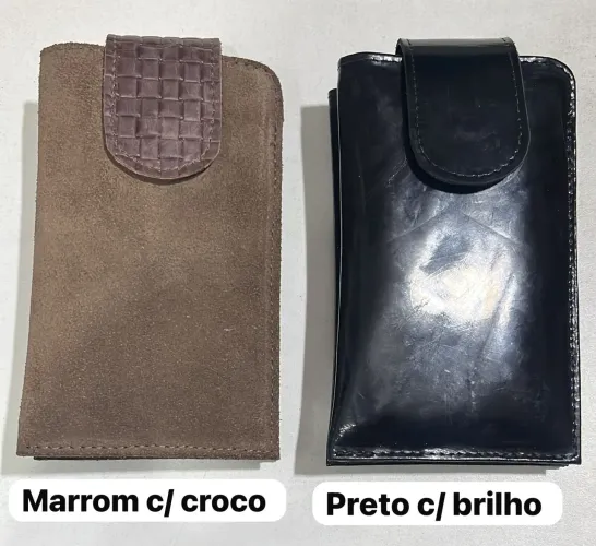 Porta óculos Duplo da Legitme couro legítimo