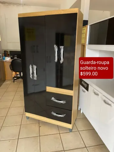 Guarda roupas novo solteiro preço de fábrica entrego hoje novo