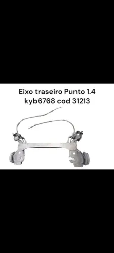 Eixo traseiro Punto 1.4