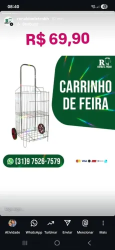 Carrinho de feira 