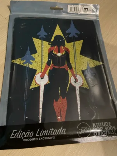 Camiseta Capitã Marvel Edição Limitada