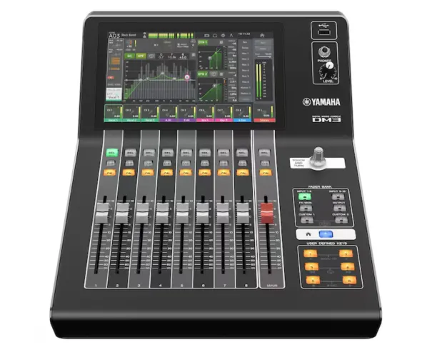 Mesa de Som Yamaha DM3 com Dante