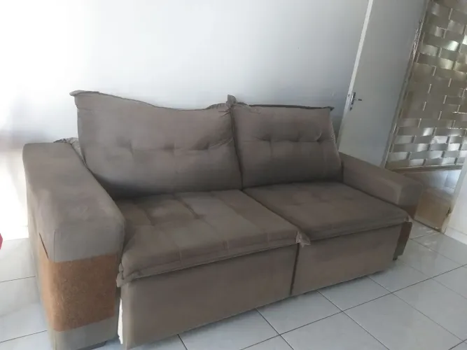 Sofa em suede