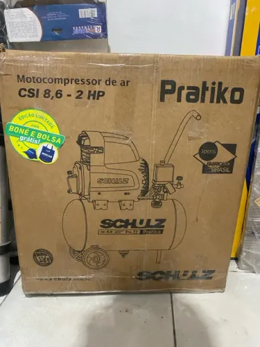 Moto Compressor de Ar Schulz CSI 8,6 - 2 HP Prático
