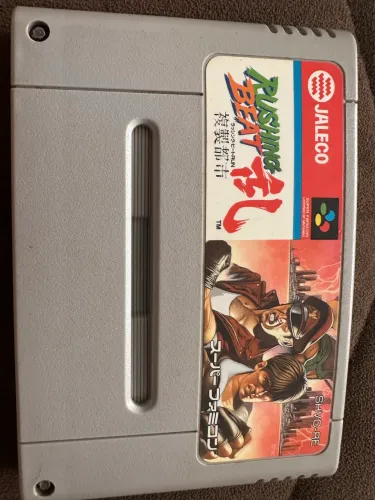 Vendo jogo original super Famicom Rushing Beat ran