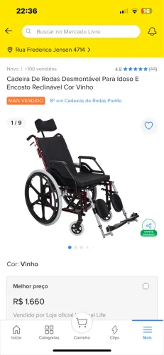 Cadeira de locomoção