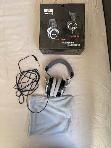 Fone de Ouvido Arcano ARC-SHP80 Over-Ear Cinza ? Estado de Novo