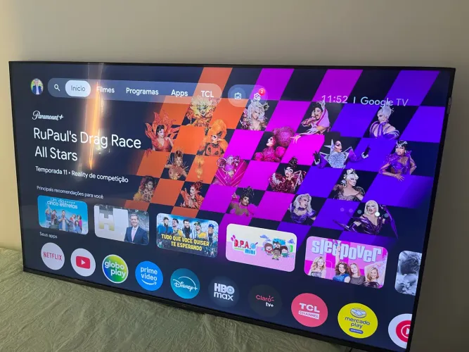 50 polegadas Smartv TCL 4k Bhuetooth