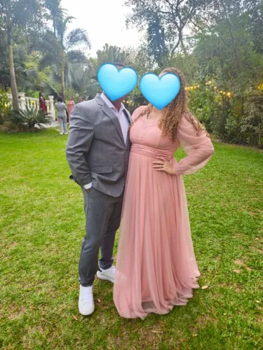 Vestido de madrinha/ Formatura - Rosê - veste do 48 a 50 