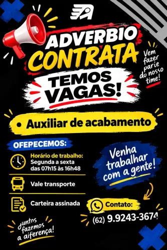 Auxiliar de Acabamento - Confecção Roupas