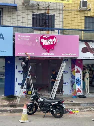 Placa pra loja 
