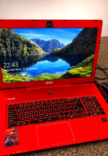 Notebook Gamer MSI GS70 Stealth - Edição Limitada Vermelha - Core i7