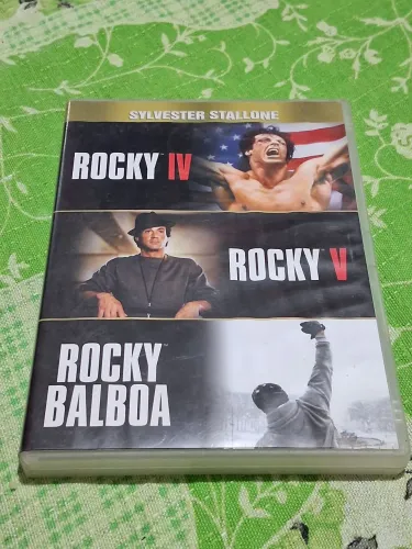 SILVESTER STALLONE ROCK IV, ROCK V, ROCK BALBOA, 3 DVDS