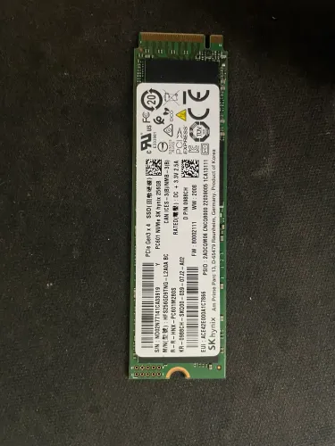 Ssd m.2 nvme 256gb usado